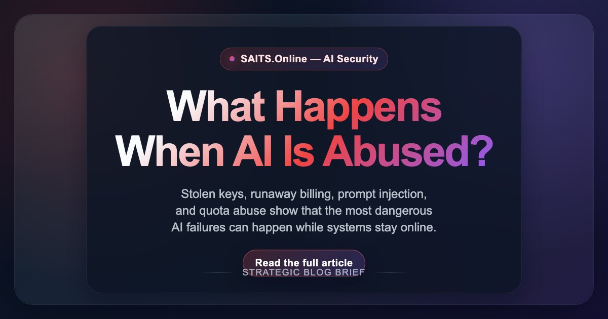 What Happens When AI Is Abused? Systemic AI Abuse Risks